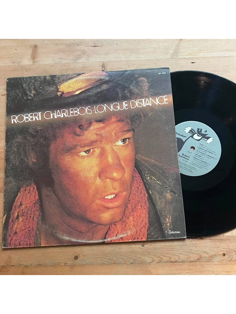 Robert Charlebois - Longue Distance 33rpm VG+ VR17